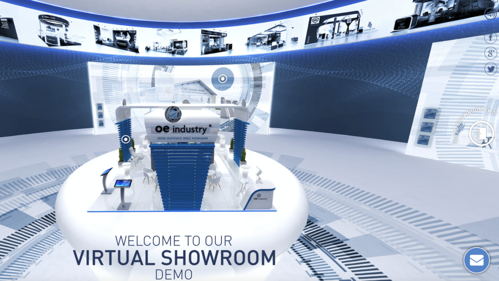 How does the online 360 ​​showroom affect the promotion of the company?