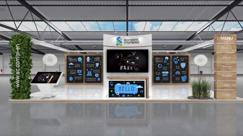 How to encourage the client to visit the virtual exhibition stand again?
