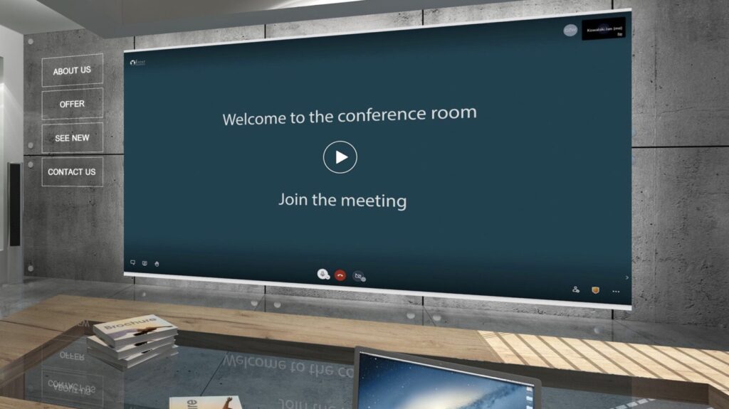 Online-Konferenzraum