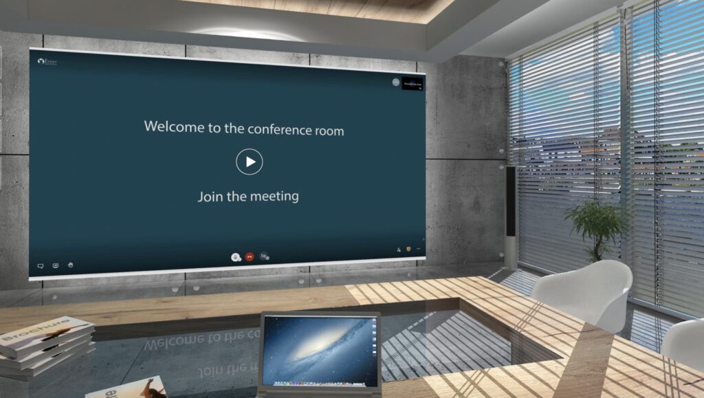 virtuellen Konferenzraum