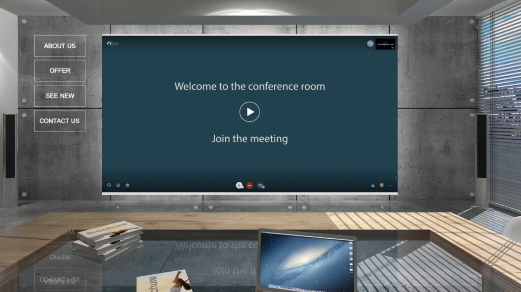 Online-Konferenzraum ein effektives Tool für Videoanrufe und Videokonferenzen
