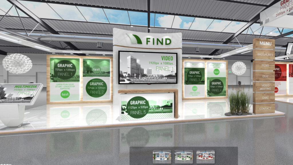 What are the benefits of a virtual exhibition platform for exhibitors?