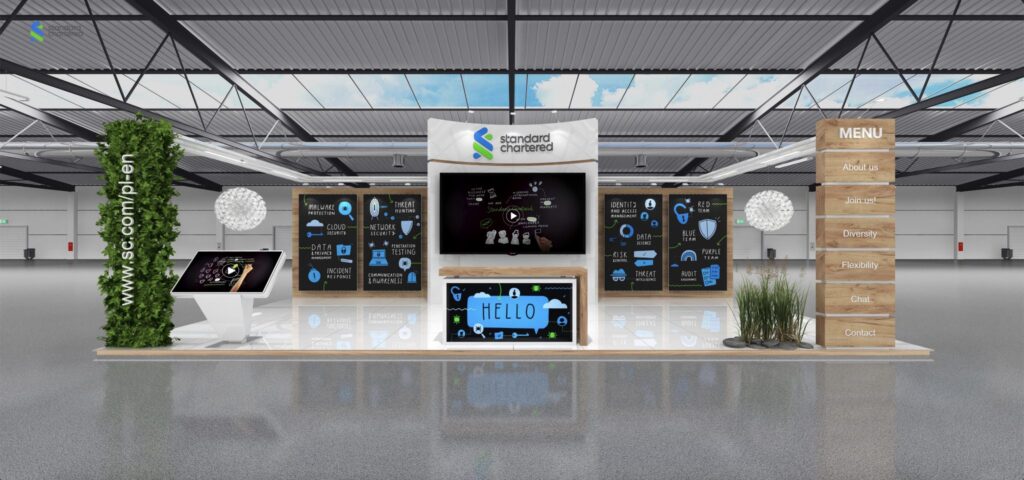 Virtual exhibition stand